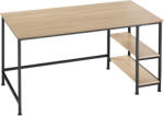 tectake 404424 canton számítógép asztal 120x60x75, 5cm - könnyű fa, tölgy sonoma