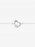 Preciosa Brățară din argint Tender Heart, inimă cu zirconiu cubic Preciosa 5339 00 - silvertime - 290,63 RON