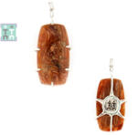  Pandantiv Opal African Maro cu Argint 925 - 48x21x10 mm - Unicat