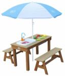 AXI Маса за пясък с чадърче и 2 пейки