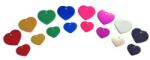 Mytag Medalion personalizat Inima Colorata, gravare inclusa (Dimensiune Medalion: Mare, Culoare Medalion: Auriu)