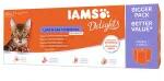 Iams Delights Land & Sea Multipack válogatás szószban 48x85 g