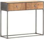 vidaXL Masă consolă, 90 x 30 x 75 cm, lemn masiv reciclat (286531)