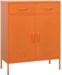 vidaXL Dulap de depozitare, portocaliu, 80x35x101, 5 cm, oțel (336156) Dulap arhivare