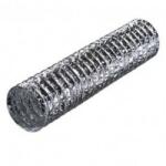 Dalap Műanyag szellőzőrács rovarhálóval, fix zsaluval 186x186 mm és 125 mm-es karimával, barna (8680)