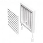 Dalap PVC szögletes szellőzőrács szeleppel a légcsatorna lezárására 204x60 mm (872)