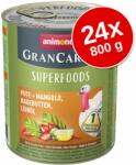 Animonda Pachet economic Animonda Adult Superfoods 24 x 800 g - Vită + sfeclă roșie, mure, păpădie