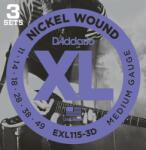 D'Addario EXL115-3D Струни за електрическа китара