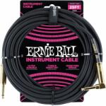 Ernie Ball P06058 Black 7, 5 m Директен - Ъглов Инструментален кабел (P06058)