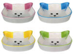 TRIXIE Ceramic Bowl - kerámia tál (fehér, mintás) macskák részére (Ø12cm)
