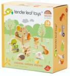 Tender Leaf Animalute in copac din lemn, Tender Leaf Toys, 16 piese