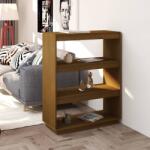 vidaXL Bibliotecă/Separator cameră maro miere 80x35x103 cm lemn pin (810887) Biblioteca