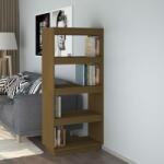 vidaXL Bibliotecă/Separator cameră, maro miere, 60x35x135 cm lemn pin (810872) Biblioteca