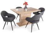  Fanni asztal Cristal székkel - 4 személyes étkezőgarnitúra