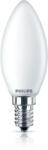 Philips Bec LED Philips Classic LEDcandle 6.5-60W E14 827 B35 mat 806lm 2700K CRI80 (8718699649227)