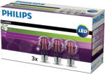 Philips Bec LED Philips Classic 7-60W A60 E27 827 Multipack de 3 becuri LED 806lm 2700K (8718699710071)