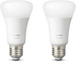 Philips 2x Bec LED Philips Hue Alb LED E27 806lm 2700K CRI80 (78527000)