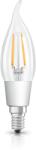OSRAM Bec Lumanare LED Osram LED SUPERSTAR FILAMENT clar DIM CLBA 40 5W 827 E14 2700K 470lm (4058075808744)