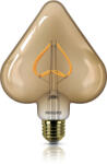 Philips Bec LED Philips Classic LEDbulb Heart 23-12W E27 820 auriu 125lm 2000K CRI80 (8718699593490)