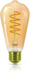 Philips Bec LED Philips Classic LEDbulb 5.5-25W ST64 E27 820 auriu Vintage 250lm 2000K CRI80 (8718699686567)