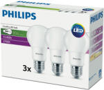 Philips Bec Philips CorePro LED 8-60W A60 E27 827 Multipack de 3 becuri LED 806lm 2700K (8718699700331)