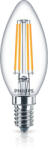 Philips Bec LED Philips Classic LEDcandle 6.5-60W E14 827 B35 clar 806lm 2700K CRI80 (8718699649128)