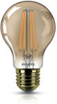 Philips Bec LED Philips Classic LEDbulb 8-50W E27 822 A60 auriu FIL DIM 630lm 2200K CRI80 (8718696841549)