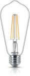 Philips Bec LED Philips Classic LEDbulb 8-60W E27 827 ST64 clar FIL DIM 806lm 2700K CRI80 (8718696814277)