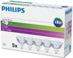 Philips Bec Philips CorePro LEDspot 5-35W MR16 827 36° Multipack de 5 LED-uri 5-35W MR16 827 36° 345lm 2700K (929001344352)