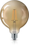 Philips Bec LED Philips Classic LEDglobe 8-50W E27 822 G120 auriu FIL DIM 630lm 2200K CRI80 (8718696814376)