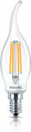Philips Bec LED Philips Classic LEDcandle 5-40W E14 827 BA35 clar DIM 2700K 470lm (8718696709962)