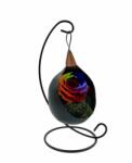 BiaRose Trandafir Criogenat pe pat de muschi in fotoliu suspendat Multicolor Rainbow