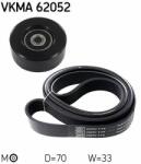 SKF Set curea transmisie cu caneluri SKF VKMA 62052 (VKMA 62052) - automobilus