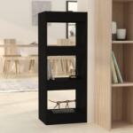 vidaXL Bibliotecă/Separator cameră, negru, 40x30x103 cm, PAL (811611) Biblioteca