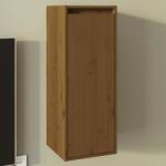 vidaXL Dulap de perete, maro miere, 30x30x80 cm, lemn masiv de pin (813501) - vidaxl Raft