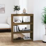 vidaXL Bibliotecă/Separator cameră, maro miere 80x30x103, 5 cm lemn pin (808191) Biblioteca