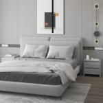 vidaXL Noptiere, 2 buc. , stejar sonoma gri, 45x34, 5x44, 5 cm, PAL (813041)