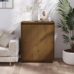 vidaXL Servantă, maro miere, 60x34x75 cm, lemn masiv de pin (813348) Comoda