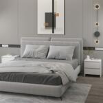 vidaXL Noptiere, 2 buc. , alb, 45x34, 5x44, 5 cm, PAL (809846)