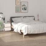 vidaXL Noptiere, 2 buc. , alb, 40x35x50 cm, lemn masiv de pin (813318)