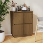 vidaXL Servantă, maro miere, 60x34x75 cm, lemn masiv de pin (813378) Comoda
