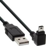 InLine Cablu USB 2.0 la mini USB unghi jos 2m Negru, InLine IL34220 (IL34220)