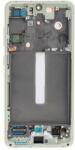 Samsung GH82-26414C Gyári Samsung Galaxy S21 FE zöld OLED kijelző érintővel kerettel előlap (GH82-26414C)