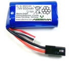 Absima 7.4V 650mAh li-ion akku 1/16-hoz (AB30-DJ02)