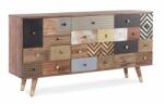 Bizzotto Comoda 2 usi 4 sertare lemn Dhaval 150x40x78 cm (0746569) Comoda
