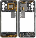 Samsung Galaxy A32 4G A325F - Ramă Mijlocie (Awesome Black) - GH97-26181A Genuine Service Pack, Awesome Black