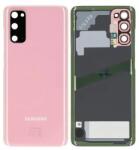 Samsung Galaxy S20 G980F - Carcasă Baterie (Cloud Pink) - GH82-22068C, GH82-21576C Genuine Service Pack, Cloud Pink