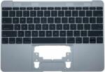 Apple MacBook 12" A1534 (Early 2015 - Mid 2017) - Superior Ramă Tastatură + Tastatură US (Space Gray), Space Gray