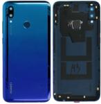Huawei P Smart (2019) - Carcasă Baterie + Senzor de Amprentă (Aurora Blue) - 02352HTV, 02352JFD Genuine Service Pack, Aurora Blue