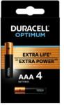 Duracell Elem, AAA mikro, 4 db, DURACELL Optimum (DUELAAA4O) - becsiirodaker